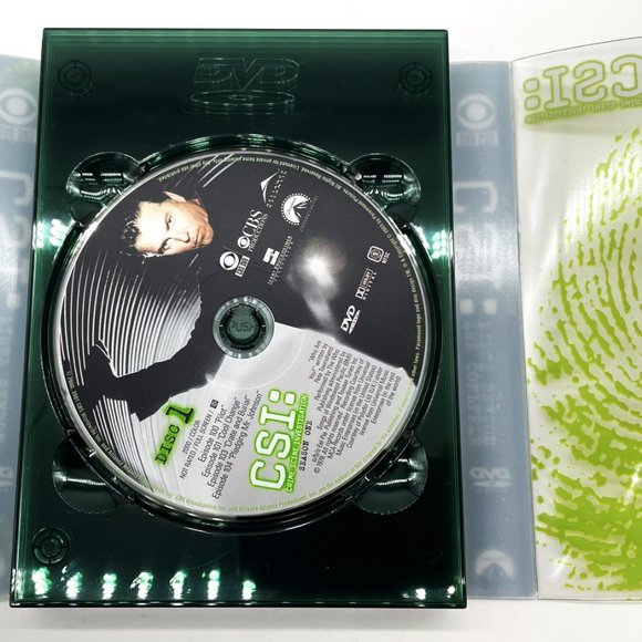 2003 CSI Crime Scene Investigation Series Complete First Season 6 Disc DVD Set - Picture 4 of 7